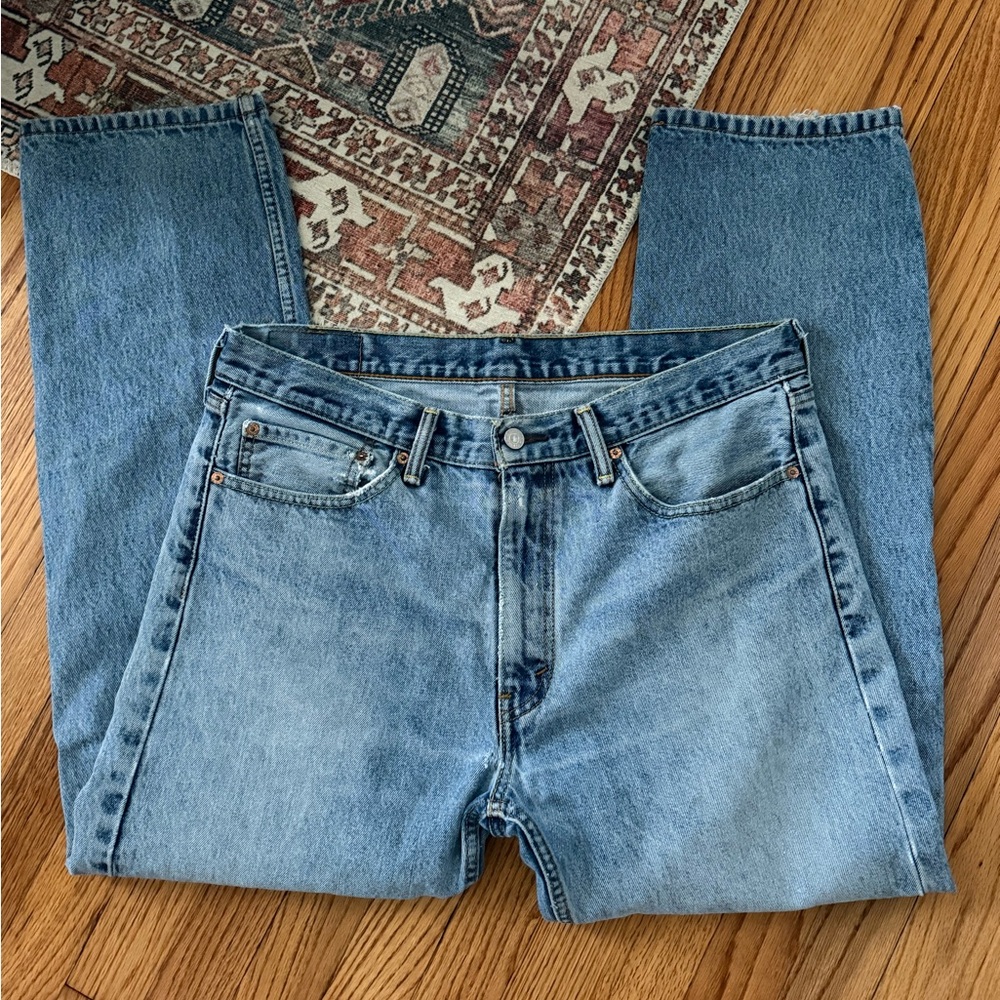 Classic Men's Light Blue Denim Jeans